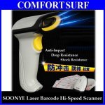 SOONYE USB Wired Laser Barcode Scanner High Speed Scan